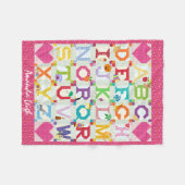 Couverture Polaire Bébé Alphabet Design de courtepointe en Alphabet C (Devant (Horizontal))