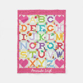 Couverture Polaire Bébé Alphabet Design de courtepointe en Alphabet C (Devant)