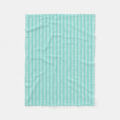 Couverture Polaire BÉBÉ Amour Fête Sprinkwer Douche Turquoise Nursery (Devant)
