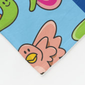 Couverture Polaire Bébé Animaux Arrière - plan (Coin)