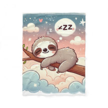 Bébé Animaux - Sleeping Sloth Nursery Wall Art