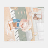 Couverture Polaire Bébé Bébé - Cosy Morning Kneading (Devant (Horizontal))