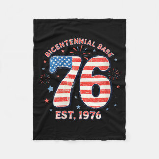 Couverture Polaire Bébé Bicentenaire Féminin Ét 1976 Drapeau 4 Juille