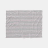 Couverture Polaire BÉBÉ & CO Love Baby Pink & Grey Nursery (Devant (Horizontal))
