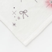 Couverture Polaire Bébé coeurs et étincelles (Coin)