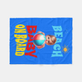 Couverture Polaire Bébé De Plage À Bord (Devant (Horizontal))