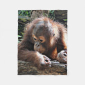 Couverture Polaire Bébé d'Orang (Devant)