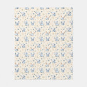Couverture Polaire Bébé éléphant et cadeau bébé (Devant)