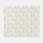 Couverture Polaire Bébé éléphant et cadeau bébé (Devant (Horizontal))