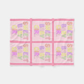 Couverture Polaire Bébé Fille Blanche polaire (Devant (Horizontal))