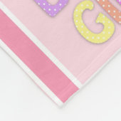 Couverture Polaire Bébé Fille Blanche polaire (Coin)