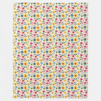 Couverture Polaire Bébé Fleur