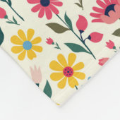 Couverture Polaire Bébé Fleur (Coin)