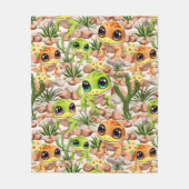 Couverture Polaire Bébé Geckos jote personnages de dessin (Devant)