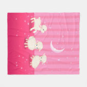 Couverture Polaire Bébé lambs (Devant (Horizontal))