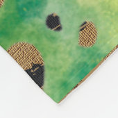 Couverture Polaire Bébé léopard sauvage (Coin)