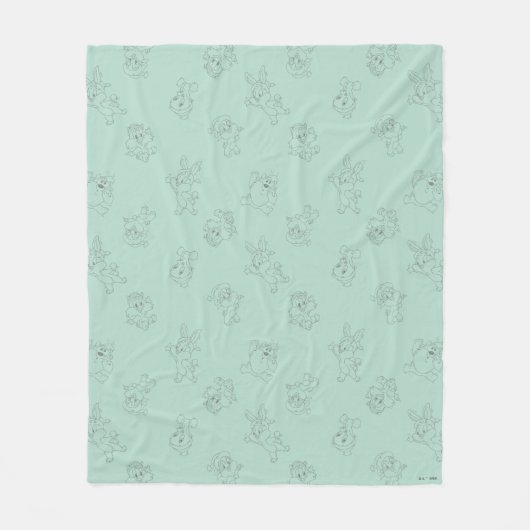 Couverture Polaire Bébé LOONEY TUNES™ Motif d'hiver (Devant)