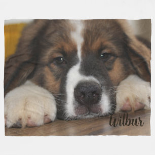 Couverture Polaire Bébé mignon chiot