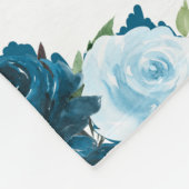 Couverture Polaire Bébé mignon éléphant bébé garçon Marine & Crème (Coin)