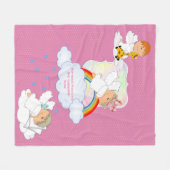 Couverture Polaire Bébé mignon FILLE Godgirl Angels Nommé Fleece (Devant (Horizontal))
