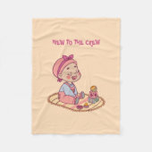 Couverture Polaire Bébé mignon Motif (Devant)