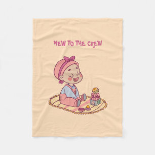 Couverture Polaire Bébé mignon Motif