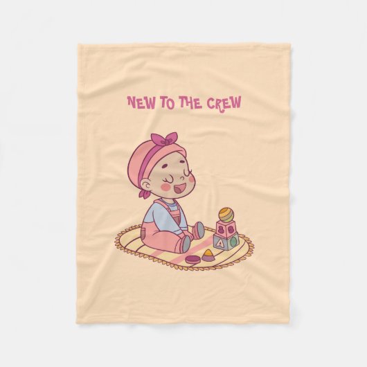 Couverture Polaire Bébé mignon Motif (Devant)