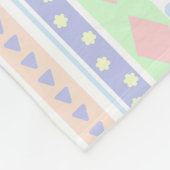 Couverture Polaire Bébé mignon Pastel Imprimer (Coin)