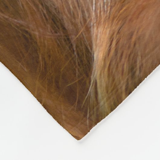 Couverture Polaire Bébé Orangutan, face à face (Coin)