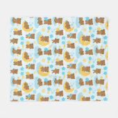Couverture Polaire Bébé peu de crèche d'ours (Devant (Horizontal))