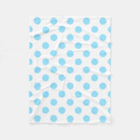 Bébé pois bleu et blanc