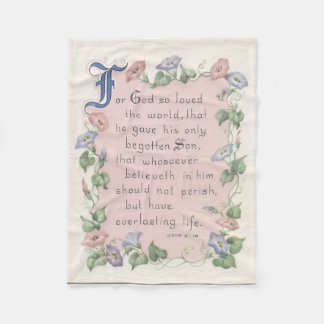 Couverture polaire bébé prière