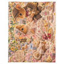 Bébé Souris Victorien Shower Cottagecore Nursery
