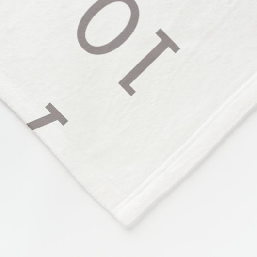 Couverture Polaire bébé tapis de milestone avec un éléphant rose gris (Coin)