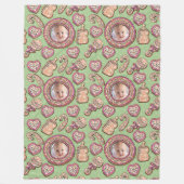 Couverture Polaire Bébé's First Christmas Gingerbread Cookie (Devant)