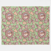 Couverture Polaire Bébé's First Christmas Gingerbread Cookie (Devant (Horizontal))