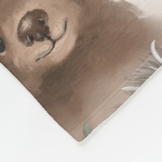 Couverture Polaire Bébés mignons animaux (Coin)