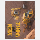 Couverture Polaire Bêcheur et tracteur (Devant)