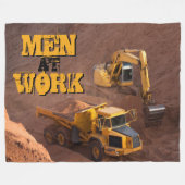 Couverture Polaire Bêcheur et tracteur (Devant (Horizontal))