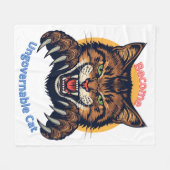 Couverture Polaire Become Ungovernable Cat (Devant (Horizontal))