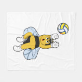 Couverture Polaire Bee at Volleyball Sports (Devant (Horizontal))