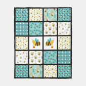 Couverture Polaire Bee & Blue Quilt (Devant)