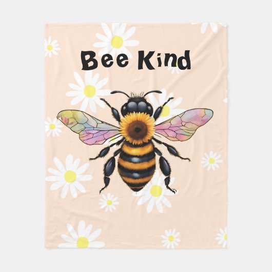 Couverture Polaire Bee Kind  (Devant)