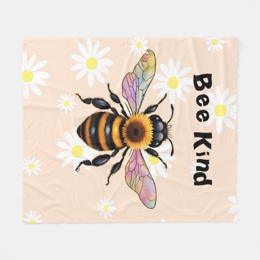 Couverture Polaire Bee Kind  (Devant (Horizontal))