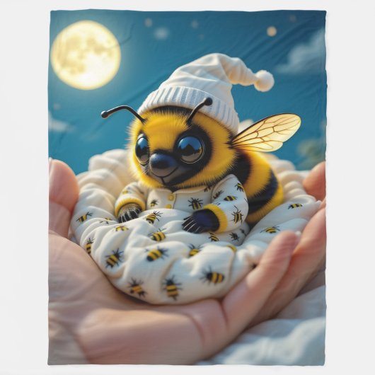 Couverture polaire Bee-Night (Devant)