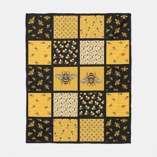 Couverture Polaire Bee Quilt Two (Devant)