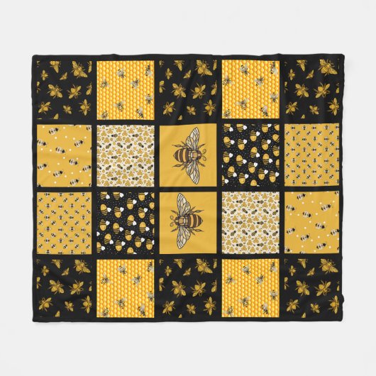 Couverture Polaire Bee Quilt Two (Devant (Horizontal))