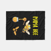 Couverture Polaire Beekeeper Art Mama Bee (Devant (Horizontal))