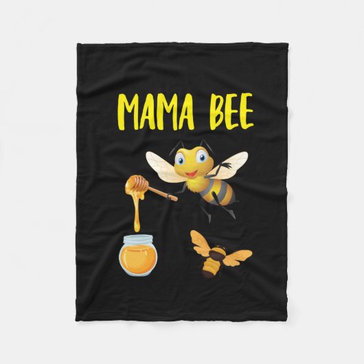 Couverture Polaire Beekeeper Art Mama Bee (Devant)