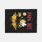Couverture Polaire Beekeeper Art Papa Bee 2 (Devant (Horizontal))